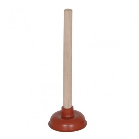 Débouche évier & lavabo avec manche en bois MSV