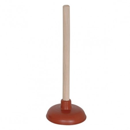 Débouche évier & lavabo avec manche en bois MSV