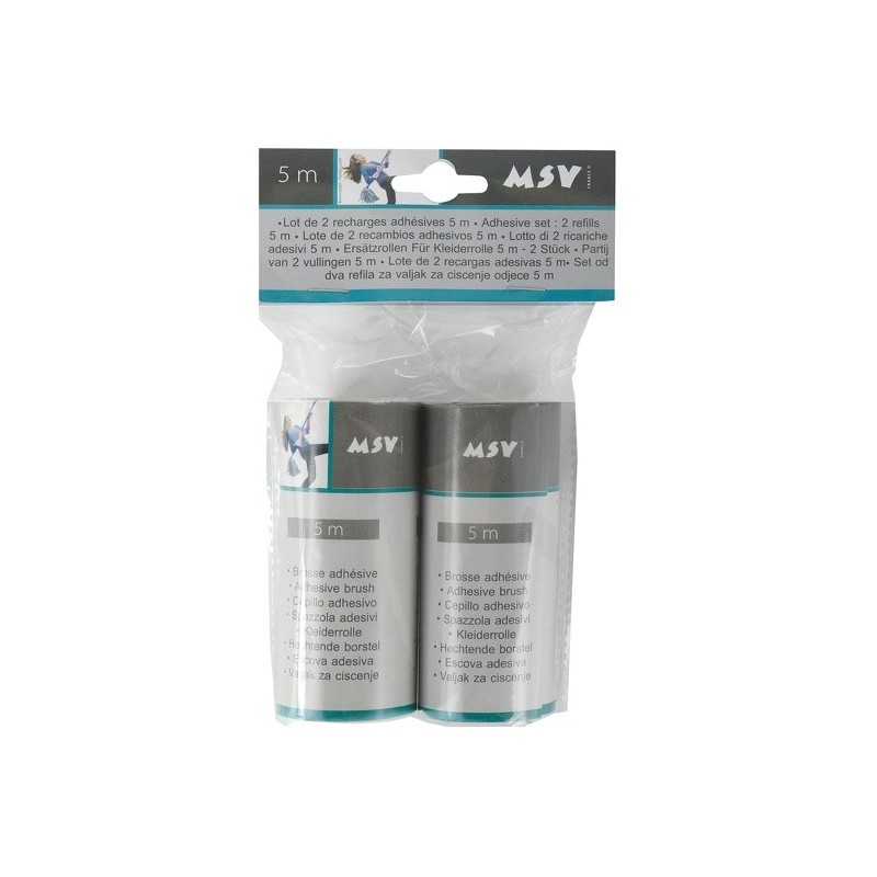 Set of 2 adhesive refills 5m MSV