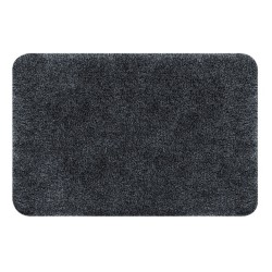 Alfombra de baño acrílica BRIZZOLO 80x150cm Negro Spirella