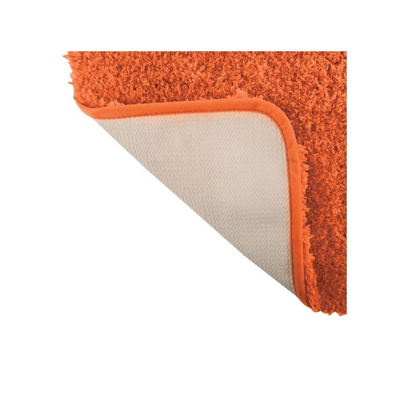 Alfombra de baño de microfibra 40x60cm Naranja MSV