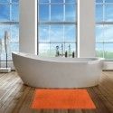 Alfombra de baño de microfibra 40x60cm Naranja MSV