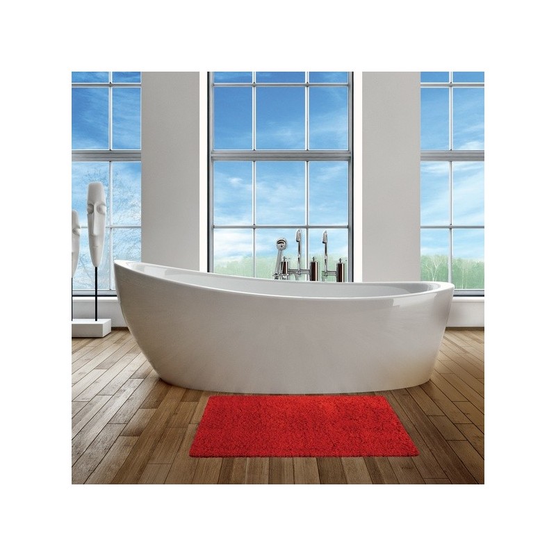 tapis de bain Microfibre 40x60cm Rouge MSV