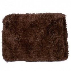 tapis de bain Microfibre 50x70cm Marron Chocolat MSV