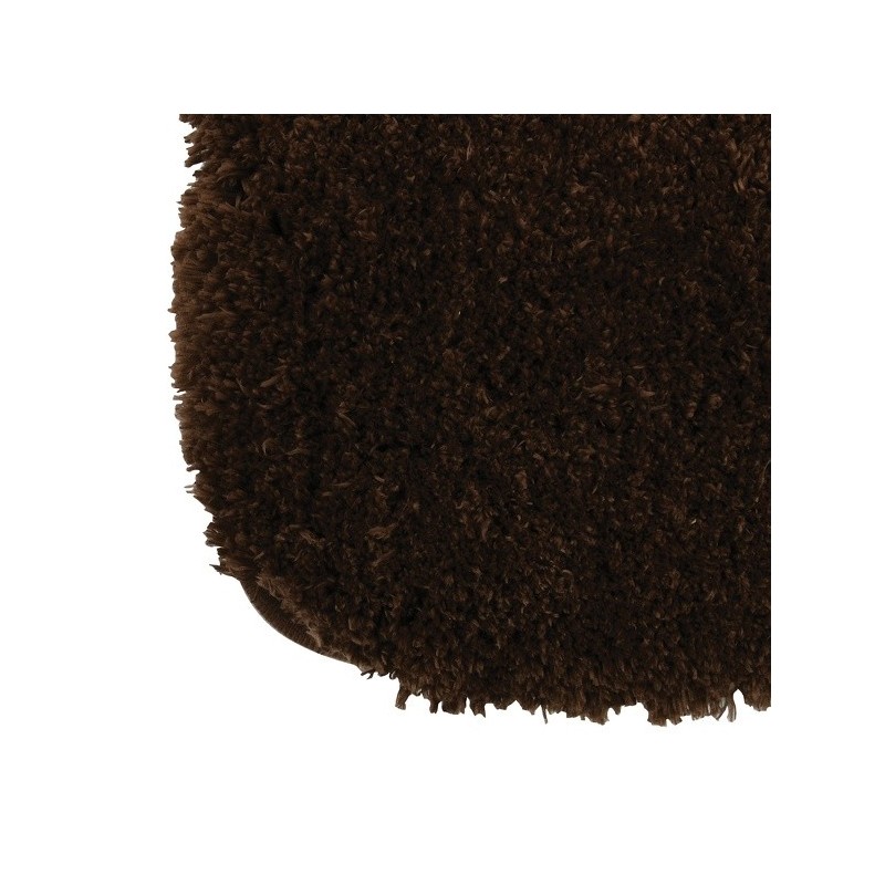 tapis de bain Microfibre 50x70cm Marron Chocolat MSV