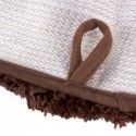 tapis de bain Microfibre 50x70cm Marron Chocolat MSV