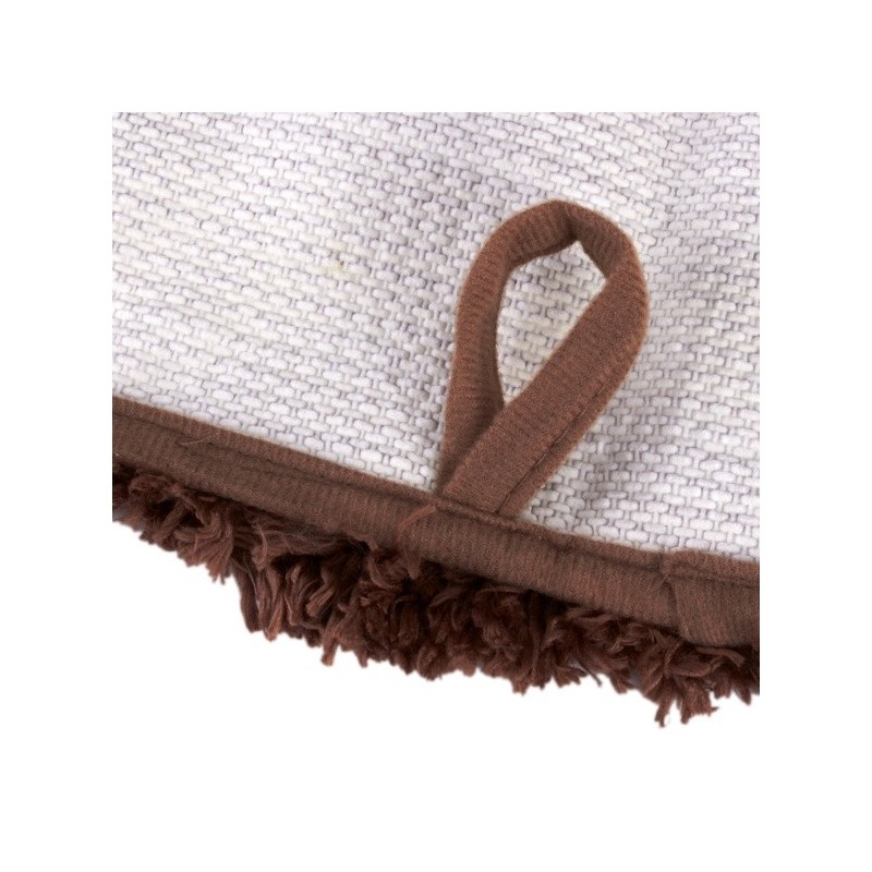 tapis de bain Microfibre 50x70cm Marron Chocolat MSV