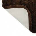 tapis de bain Microfibre 50x70cm Marron Chocolat MSV