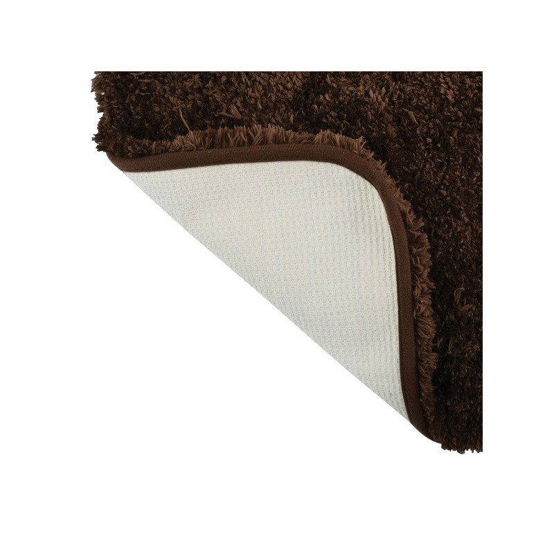 tapis de bain Microfibre 50x70cm Marron Chocolat MSV