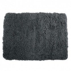 MSV tapis de bain Microfibre 50x70cm Gris foncé