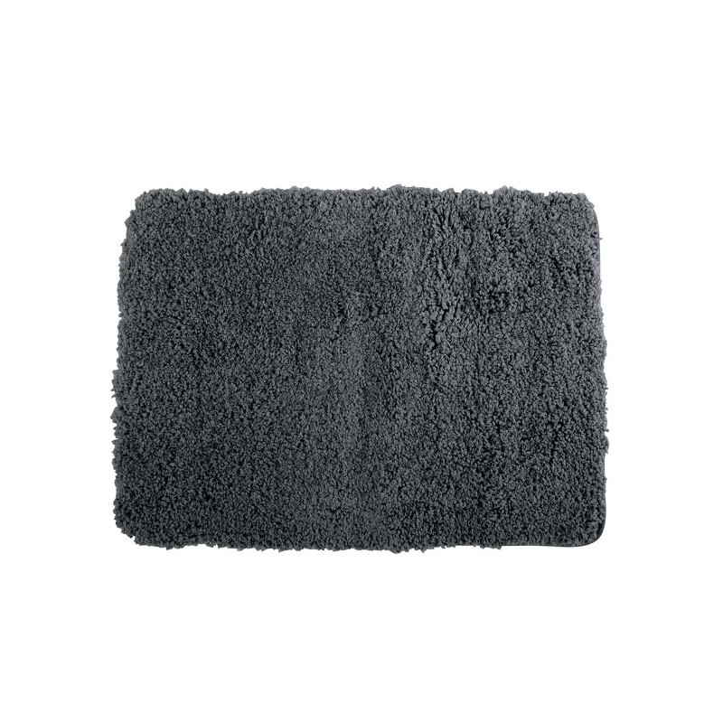 Alfombra de baño de microfibra 50x70cm Gris oscuro MSV