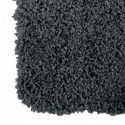 Alfombra de baño de microfibra 50x70cm Gris oscuro MSV