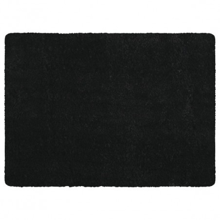 MSV tapis de bain Microfibre 50x70cm Noir