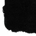 MSV tapis de bain Microfibre 50x70cm Noir