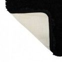 MSV tapis de bain Microfibre 50x70cm Noir
