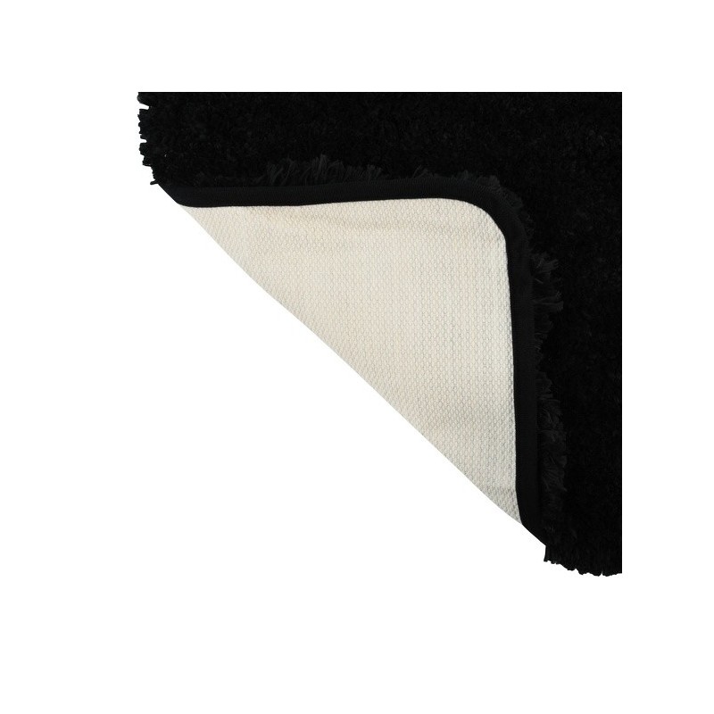 MSV tapis de bain Microfibre 50x70cm Noir