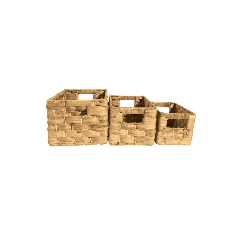 MSV Set of 3 Baskets HOA Water Hyacinth