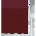 Rideau de douche Polyester URBANKO 120x200cm Rouge Spirella