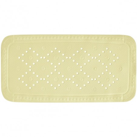 Alfombra Inferior de Bañera de PVC ALASKA 91x36cm Amarillo Claro Spirella