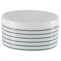 Cotton box Porcelain VISBY Black & White Spirella