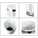 46L laundry basket with white stainless steel cushion cover MSV