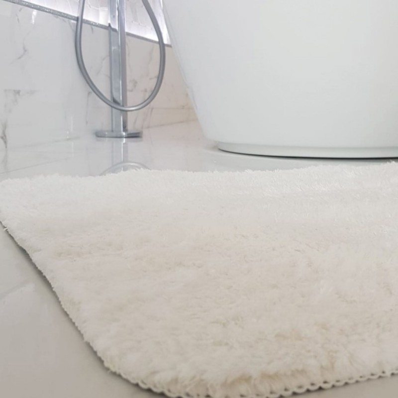 Microfiber bath mat FINO 70x120cm White Spirella