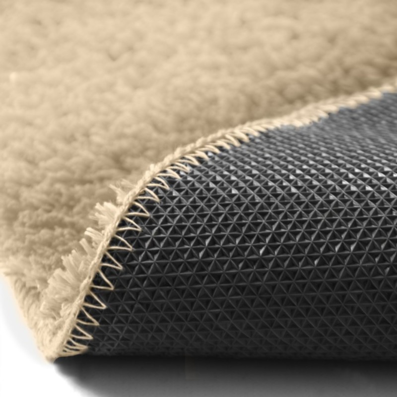 FINO Tappetino da bagno in microfibra 70x120 cm Beige Spirella