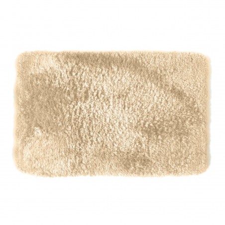 FINO Alfombra de baño de microfibra 70x120cm Beige Spirella