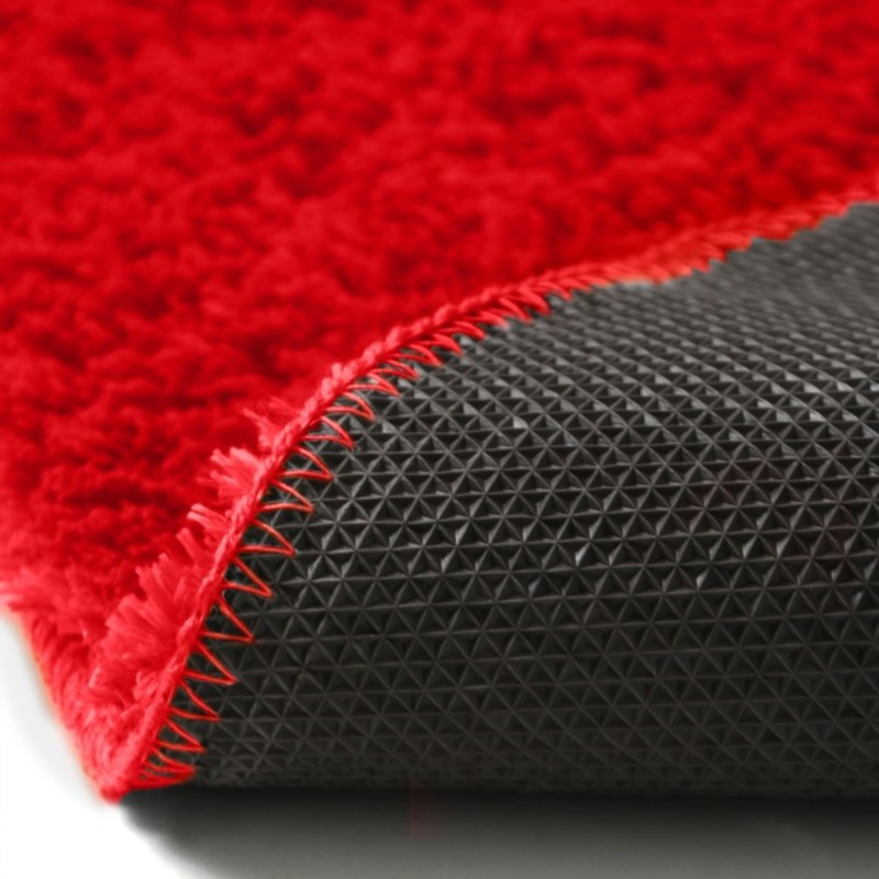 FINO Alfombra de baño de microfibra 70x20cm  Rojo Spirella