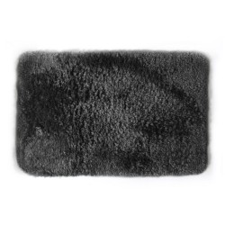 Alfombra de baño de microfibra FINO 60x90 cm negro Spirella