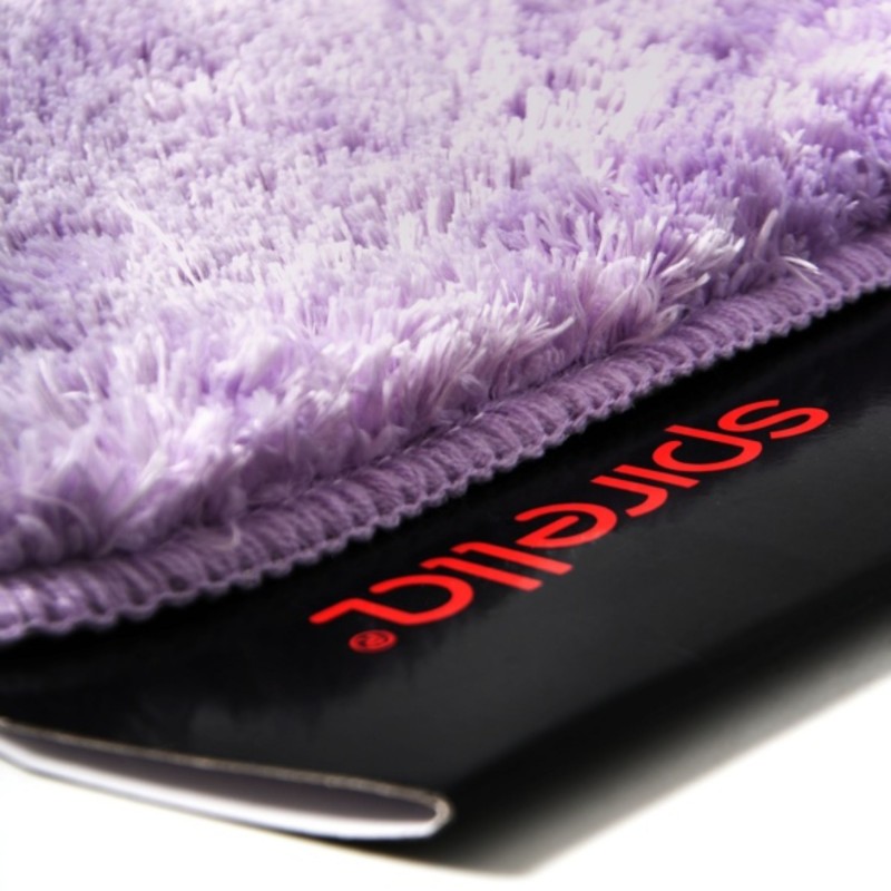 FINO Alfombra de baño de microfibra 60x90cm Lavanda Spirella