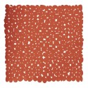 Tapis antidérapant fond de douche PVC 53x53cm Terracotta MSV