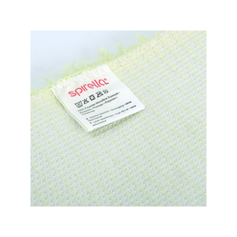 HIGHLAND Alfombra de baño de microfibra 55x55cm Amarillo claro Spirella