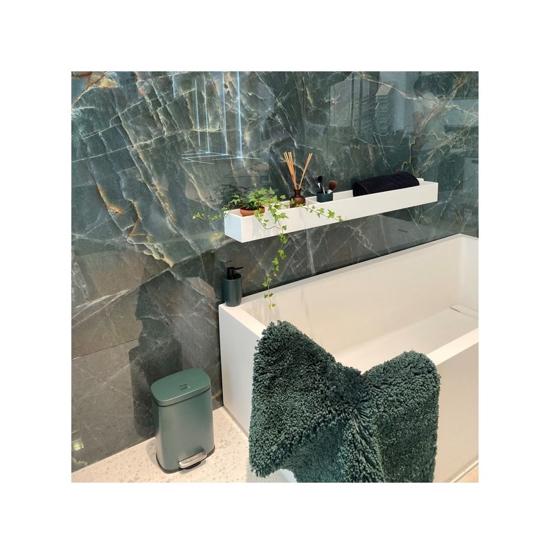 Microfiber bath mat HIGHLAND 70x120cm Dark Green Spirella