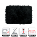 Spirella Badematte HIGHLAND Mikrofaser- 80 x 150 cm Schwarz