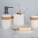 Vaso de poliresina LIO blanco Spirella