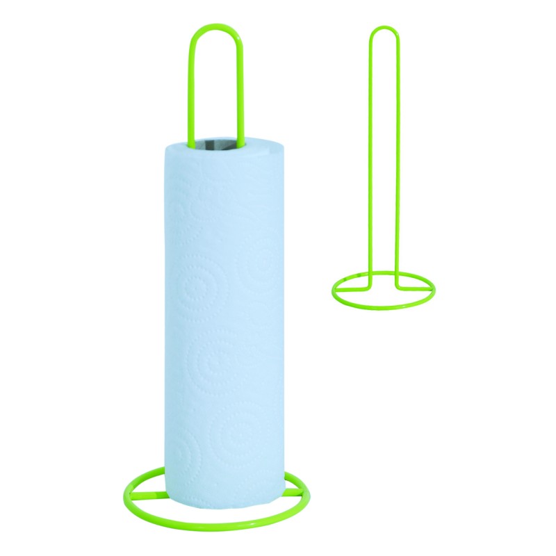 Porte Rouleau Essuie Tout Acier Vert MSV