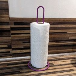 Portarrollos de papel de acero morado MSV