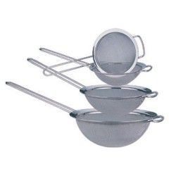 Lot de 3 tamis en Inox MSV