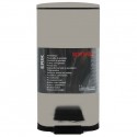 Poubelle à  pédale Inox ERIK 5L Taupe mat Spirella