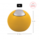 Poubelle à  bascule BOWL MATT 1L Safran mat Spirella