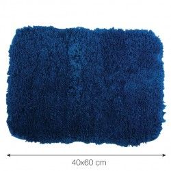 Tappetino da bagno in microfibra 40x60cm Blu Scuro MSV