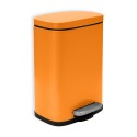 Poubelle à  pédale Acier AKIRA 5L Orange mat Spirella