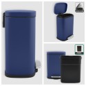 Poubelle à  pédale Acier AKIRA 5L Bleu mat Spirella