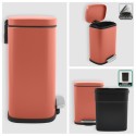Poubelle à  pédale Acier AKIRA 5L Terracotta mat Spirella