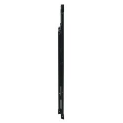Escabeau 2 marches pliant anti-dérapant en Acier - Max 150kg (47,5x42,5x85cm) Noir mat MSV