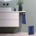 Poubelle à  pédale Acier ADELAR 3L Bleu mat Spirella