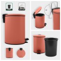 Poubelle à  pédale Acier ADELAR 3L Terracotta mat Spirella