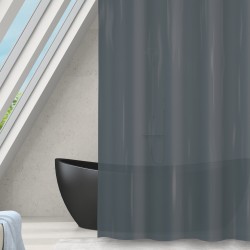 Tenda da doccia PEVA ROMANA 180x180cm Grigio scuro MSV