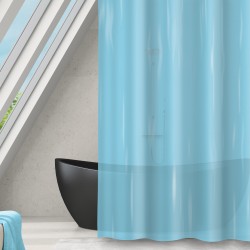 MSV Shower curtain ROMANA Polyester 180x180cm Blue